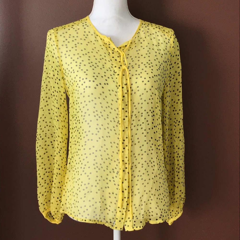 Women’s sheer long sleeve blouse by Bellatrix